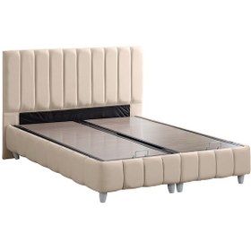 Resim Narva İkili Set, Narva Tek Kişilik Baza Başlık Seti Bej 120 x 200 