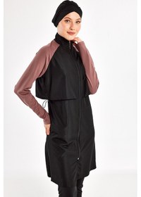 Resim Adasea Reglan Kol Tam Kapalı Tesettür Mayo Debbıe 1405 Kiremit Kiremit 