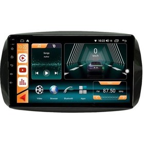 Resim Celali Tuning Mercedes Smart 2011-2015 Android 12 Carplay Navigasyon Multimedya - 2gb Ram 32gb Hdd 
