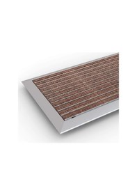 Resim Arfen Halı Üst Yüzeyli Alüminyum Kahverengi Paspas 50X80 Cm 