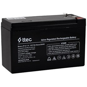 Resim Ev Alarm Sistemi Aküsü 12v 7ah 12 Volt 7 Amper Çocuk Oyuncak Araba Araç Aküsü Pili Bataryası 