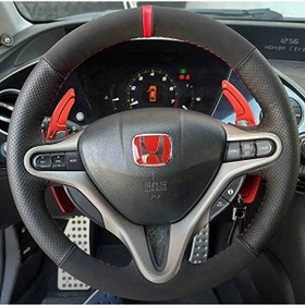 Resim Honda Fd6-fb7 Fc5 Uyumlu Kırmızı Direksiyon Logosu 5x4 Cm Anahtarlık Hediye Kırımızı 