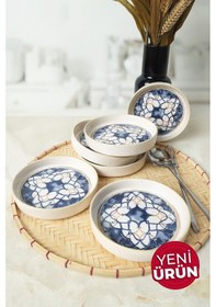 Resim Keramika Wave Flow Stackable Çerezlik / Sosluk 14 Cm 6 Adet 22749 Çok Renkli 