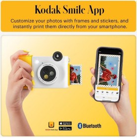 Resim Kodak Smile+ 10mp Anında Kamera Ve Bluetooth Fotoğraf Yazıcısı 