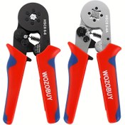 Resim Kırpma Pensesi, VE Tüp Terminal Kırpma Aleti, HSC8 6-4A/0.25-10mm², HSC8 6-6A/0.25-6mm², Tüp Terminal Kılıfı, Yüksek Hassasiyetli Sabitleyici, Ayarlanabilir Kırpma Gücü 
