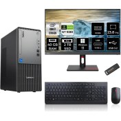 Resim Lenovo Thinkcentre Neo 50T Gen 5 Intel Core I7 13700 40GB 2tb SSD GT1030/4GB 23.8" Fhd Monitör Windows 11 Home Masaüstü Bilgisayar & Per4 USB Bellek 12UB000LTRMNT1364 