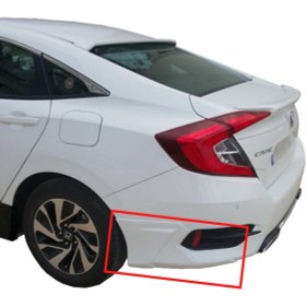 Resim Honda Fc5 2015-2018 Arka Tampon Flap Boyasız 