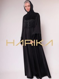 Resim Premium Jessica ipeği pratik ve şık ferace - L 