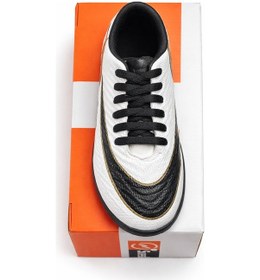 Resim Superlig Beyaz Siyah Gold Halı Saha Ayakkabısı Hafif & Daya... Beyaz 