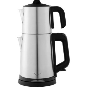 Resim Sefa 5000 x Inox Paslanmaz Çelik Çay Makinesi, (1.7 L Su Isıtıcı, 1.3 L Demlik Kapasite) 