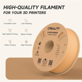 Resim Creality Hyper Pla Şeftali Tozu Filament 1.75mm 1kg - Urhanshop Gönderimli 
