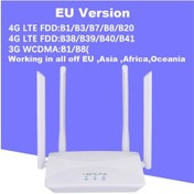 Resim Kuwfi Cat4 4g Lte Modem 300 Mbps 2.4g Kablosuz Wifi Yönlendirici, Wan/lan Cpf912 Uk Plug 