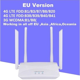 Resim Kuwfi Cat4 4g Lte Modem 300 Mbps 2.4g Kablosuz Wifi Yönlendirici, Wan/lan Cpf912 Uk Plug 