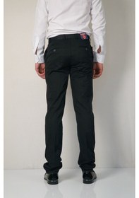 Resim Erkek Siyah Çift Yan Ceblı Pantolon Siyah 