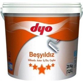 Resim Mey İthalat Beşyıldız Silikonlu İç Dış Astar 20 Kg Beyaz 
