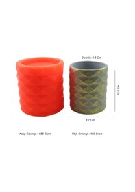 Resim Geometrik Beton Saksı Silikon Kalıp - 102 