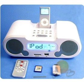 Resim Tecom SW-368 Bluetooth Iphone Dock Speaker (Beyaz) 