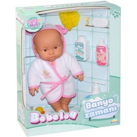 Resim NW NessiWorld 030031 NessiWorldman, Bebelou Banyo Zamanı Bebek Seti, 35 cm / +3 yaş 