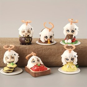 Resim Anime ilhamlı bahçe ruhu figürleri - PVC koleksiyon seti, çeşitli pozlarda sevimli karakterler, anime hayranları ve koleksiyoncular için ideal, koleksiyon itemi | Oyuncu poz | Detaylı zanaatkarlık 