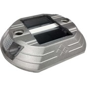 Resim İleri Trafik Güneş Enerjili Yol Butonu Beyaz, Solar Çakar Buton 