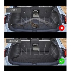 Resim Entelux Chevrolet Cruze Sd (Çift Cepli) 2019 Model Uyumlu Bagaj Havuzu 