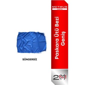 Resim Metmus Geniş paskara ütü bezi (süngersiz) 124X84 cm 2 Adet 