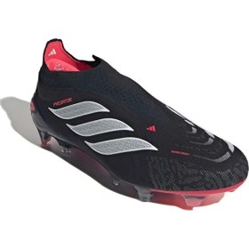 Resim Adidas Predator Elite FG bağcıksız (JS0408) | Siyah Beyaz 