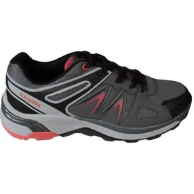 Resim Kinetix Erkek Siyah Gri Cilt Kalın Taban Outdoor Spor Ayakkabı 001 