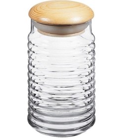 Resim Paşabahçe 43173 Ahşap Kapaklı Kavanoz 4 Adet 