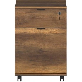 Resim Rio Ofis Kilitli Çekmeceli Keson - Oslo Ceviz 