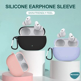 Resim Microsonic Beats Studio Buds Kılıf Askılı Mat Silikon Beyaz 