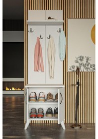 Resim S Portmanto Ayakkabılık&portmanto Beyaz 