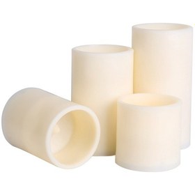 Resim Skycity 4'lü Set Led Simülasyon Mum Işıkları - Sarı Flaşlı Ev Dekorasyon Aydınlatma Pil Dahil Değil Diğer 