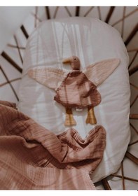 Resim Cigit Ördek Müslin Uyku Arkadaşı Yıkanmıştır 35x35 Cm Pudra-bakır 