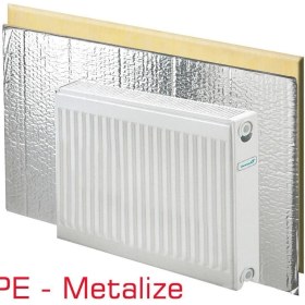 Resim Baffhome 8 Adet Petek Arkası Yalıtım Levhası Alüminyum Folyo 8 Radyatör Arkalığı 
