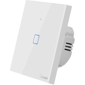 Resim Sonoff T0-EU-1C Akıllı Dokunmatik Duvar Anahtarı 1 Kanallı 
