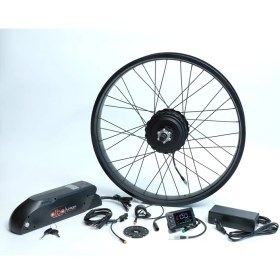 Resim Alba 500 Rh Arka Motor Elektrikli Bisiklet Dönüşüm Kiti (48V13AH - 624 Wh Batarya) 