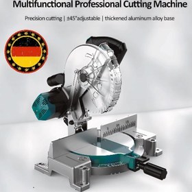 Resim BÖHRER 255 Mm Profesyonel Ve Ev Kullanımı Için 45 Açılı Parke Ahşap Kesme Elektrikli Gönye Kesme Makineleri 