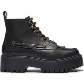 Resim Timberland Tb0a27yz Stone Street Mid Lace Up Boot Siyah Kadın Bot Siyah 