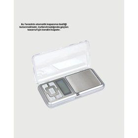 Resim Store Mania Ieg™ Kapaklı Dijital Cep Terazisi Hassasiyet 300 gr 