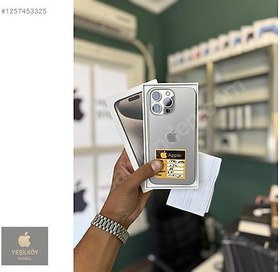 Resim Apple iPhone 15 Pro Max İkinci El TR | 256 GB | Natürel Titanyum 