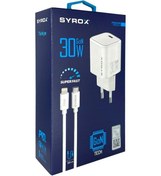 Resim Syrox Gan30 Type C Giriş Başlık & Type C To Lightning Kablo 30w Q 