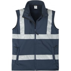 Resim Işmont İşmont Class Softshell Reflektörlü Yelek Lacivert 