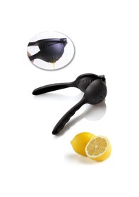 Resim Siyah Metal Döküm Limon Sıkacağı 