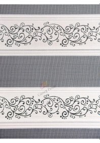 Resim Gümüş Jakarlı Düz Zebra Stor Güneşlik Perde Alüminmyumkasa Beyazgümüş 