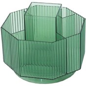 Resim Ganzhoushop Kalemlik 360 Dönebilen Büyük Kapasiteli Çok İşlevli Plastik Kalem Düzenleyici Masaüstüyeşil 