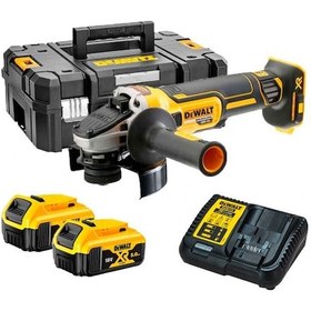 Resim Dewalt DCG405P2 18V 5.0AH Li-on Çift Akülü Kömürsüz Avuç Taşlama 