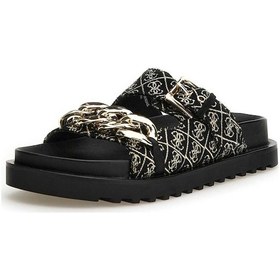 Resim Black Platino Kadın Guess Footwear Dress Kadın Sandalet FL6FATFAL 
