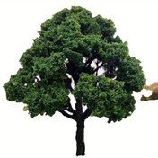 Resim Modern Sahte Büyük KFu Orman Modeli - DIY Mikro Peyzaj, Düğün Dekoru ve Ev Ofisi Masa Dekorasyonu için Lush Green Plastik Ağaç - Zemin Duran, Güce Gerek Yok, Ağaç Dekoru 