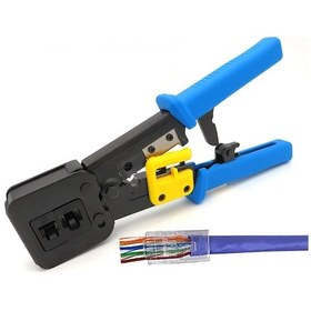 Resim Ez Rj45 Rj11 Rj12 Yeni Nesil Konnektör Pense 4445P Sıkma Network 